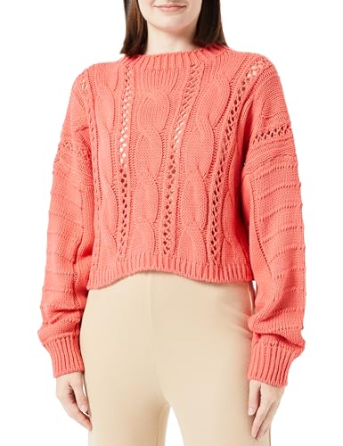LIBBI Sweter damski 12426065-LI01, różowy melanż, XL, różowy melanż, XL