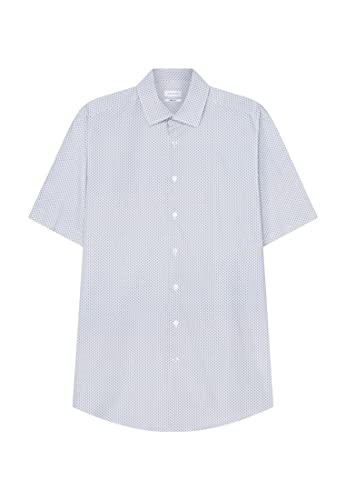 Seidensticker Męska koszula biznesowa, jasnoniebieski, 46 PL