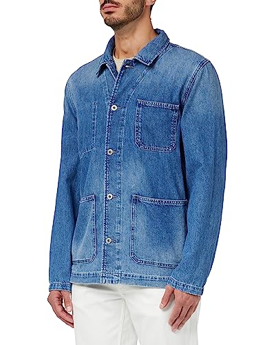 Pepe Jeans Kurtka męska Ray, Niebieski (denim), XXL