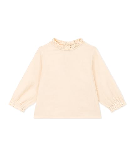 Petit Bateau A08AI bluzka z długim rękawem, biała, Avalanche, 12 miesięcy, Biały Avalanche, 12 Miesiące