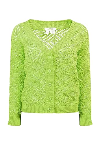myMo Damski kardigan z dzianiny 12426980, jasnozielony, S, jasnozielony, S