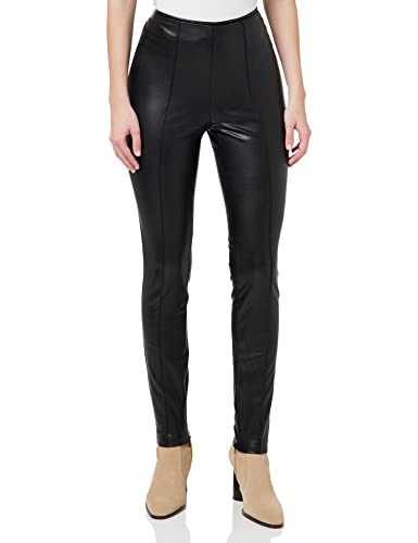 ONLY Damskie legginsy ONLPIPS ze sztucznej skóry OTW, czarne, S (2 sztuki)