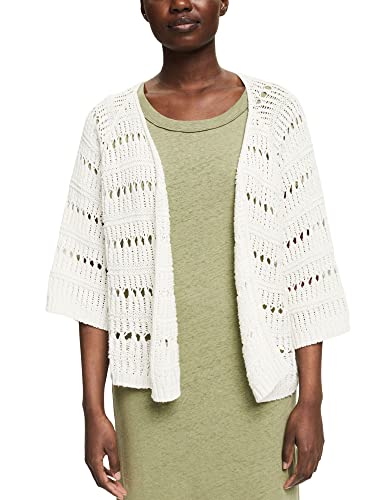 ESPRIT Modny szal damski, 110/Off White, M