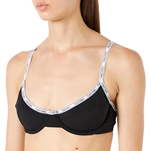Calvin Klein Balkonette-UW Top Bikini Kobiety, Pvh Black, 34 / C