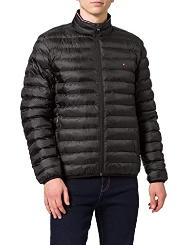 Tommy Hilfiger Męska Kurtka, Czarny, L