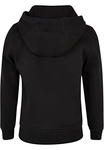 Urban Classics Chłopięca bluza z kapturem Boys Basic Sweat Hoody Black 158/164, czarny, 158-164