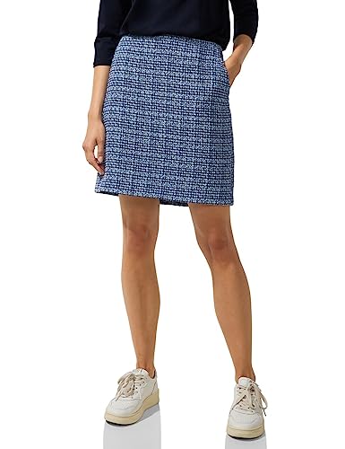 Street One Damska spódnica Bouclè, Dahlia Blue, 42W