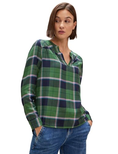 STREET ONE Bluzka wiskoza, Deep Blue, 40