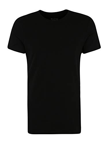 BLEND T-Shirt O-Neck Koszulka męska, Schwarz (Czarny 70155), XXL