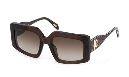 Just Cavalli Okulary damskie, Shiny Transp.brown, 54