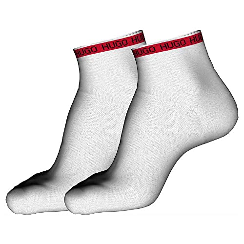 HUGO Skarpety męskie (2 sztuki), Biały 100, 40-42 EU