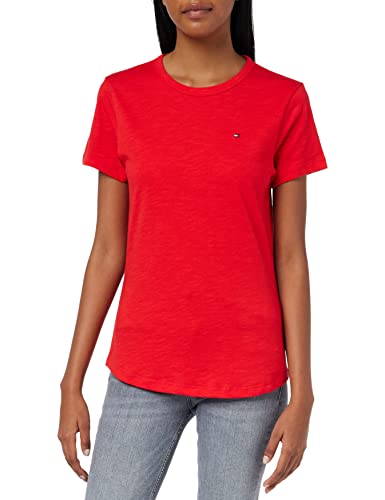 Tommy Hilfiger siateczkowe topy S/S damskie, Fireworks, XXL
