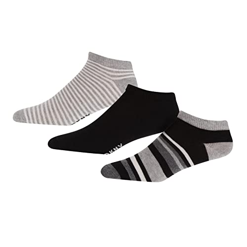 DKNY Damskie skarpety do kostek, designerskie, bawełniane, rozmiar 37-40, opakowanie zbiorcze, szary, No Values Found