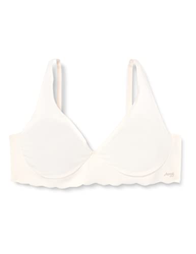 HOM Damski biustonosz Couture, srebrny, przezroczysty, L