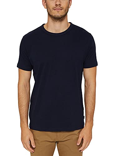 ESPRIT Męski T-shirt, 400/granatowy, S