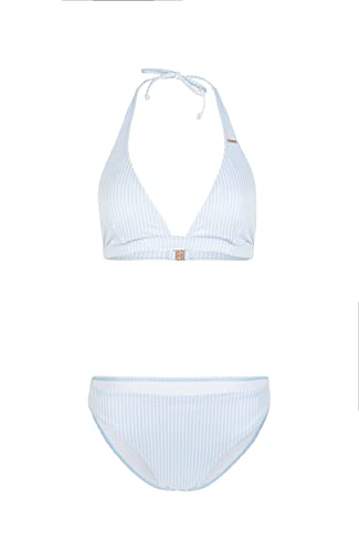 O'NEILL Marga Cruz Bikini, 35101 Blue Simple Stripe, Regularny damski, 35101 Niebieski prosty pasek