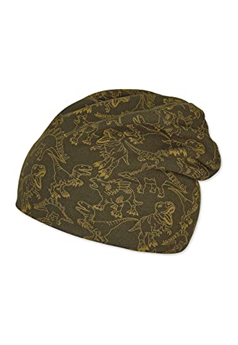 Sterntaler Chłopięca czapka beanie Dino, ciemnozielony, 51