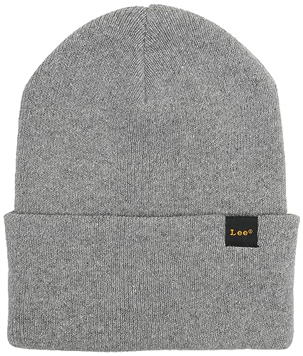 Lee Męska czapka beanie Essential, Grey Mele, jeden rozmiar