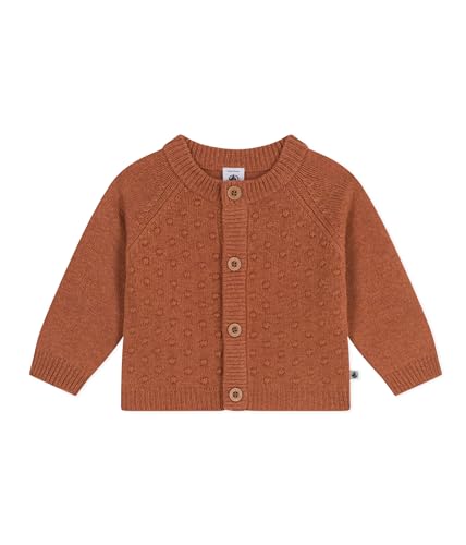 Petit Bateau Baby chłopięcy A08AC kardigan, brązowy Ecureuil, 24 miesiące, braun ecureuil, 24 miesi?cy