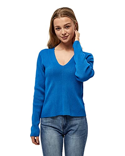 Peppercorn Damski sweter Tana Rib, Niebieski daphne, XXL