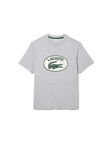 Lacoste T-shirt męski, Srebrna Chiny, XXL
