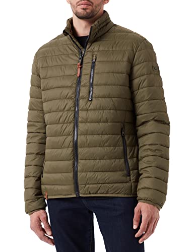 camel active Kurtka męska Leichte Steppjacke Ohne Kapuze, BRAUN, 46