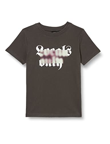 Bestseller A/S Chłopcy NLMFOCAL SS R TOP T-shirt, Raven, 146/152, raven, 146-152