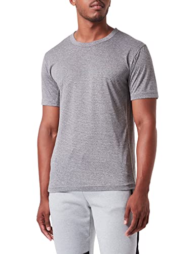 Champion t-shirt męski c-sport, czarny melanż, M