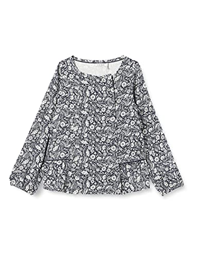 IKKS Blouse Marine Imprimé Tattoo Koszula damska dla dzieci, Imp. Granatowy Tatuaż, 6 mesi