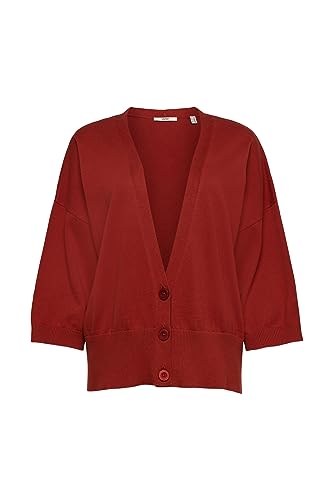 ESPRIT Damski sweter z dzianiny 043EE1I314, 805/TERRACOTTA, S, 805/terakota, S
