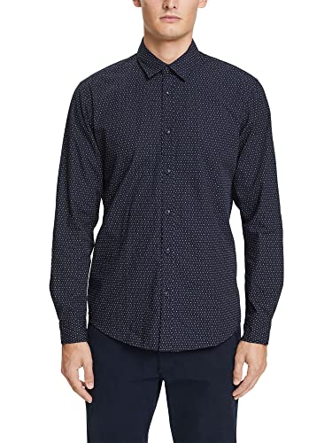 ESPRIT męska koszula męska 992ee2f304, 400/granatowy, XS
