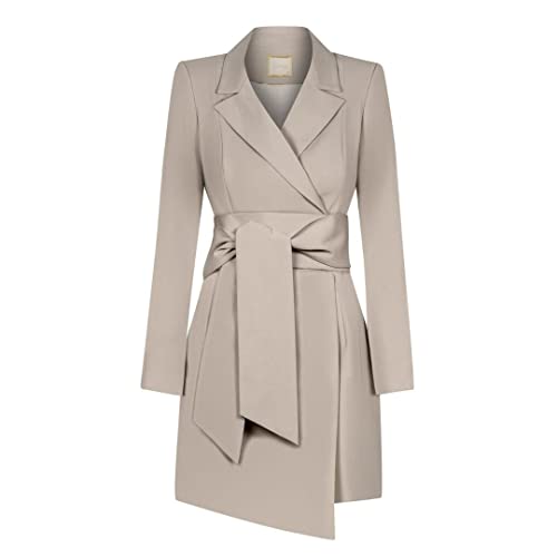 Swing Fashion Women's Rocky minisukienka damska | elegancka sukienka odświętna sukienka na imprezę, sukienka wieczorowa, sukienka ślubna, krótka sukienka garniturowa, seksowna, dekolt w serek, długi