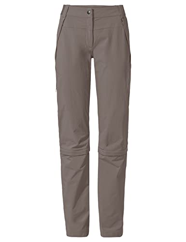 VAUDE Damskie Farley Stretch Capri T-Zip Pants III Spodnie Damskie, Kokos, 32 długo