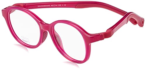 NANOVISTA Unisex dziecięce okulary przeciwsłoneczne, Szkło malinowe/malinowe, 44