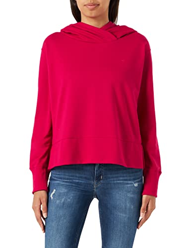 Trigema Damska bluza z kapturem, magenta, XS