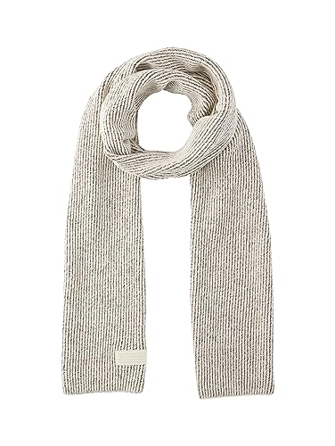 TOM TAILOR Szalik męski, 32742 – beżowy granatowy mouline, jeden rozmiar