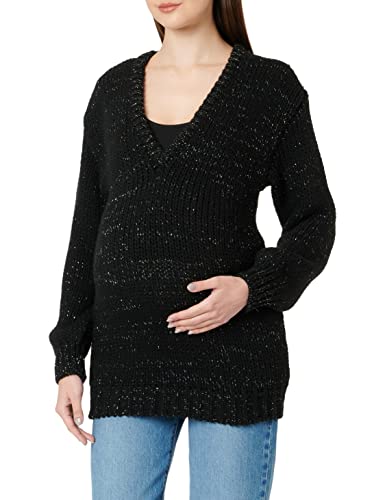 Supermom Damski sweter pulower z długim rękawem, czarny-P090, XS