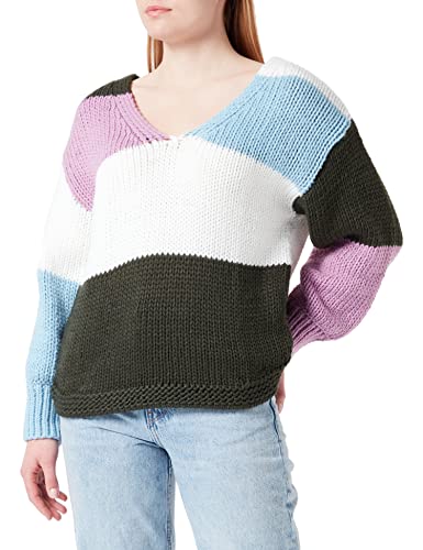 ICHI Damski sweter Ihalany LS, 190417/Kombu Green, L