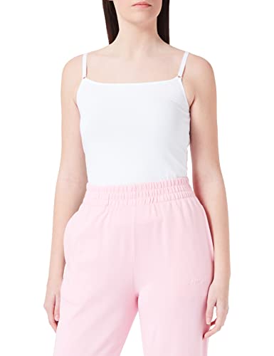 HUGO Damska kamizelka spaghetti, White100, S