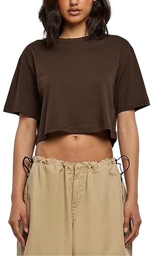Urban Classics Damska koszulka damska Short Oversize Tee w różnych kolorach, rozmiar XS - 5XL, brązowy, S