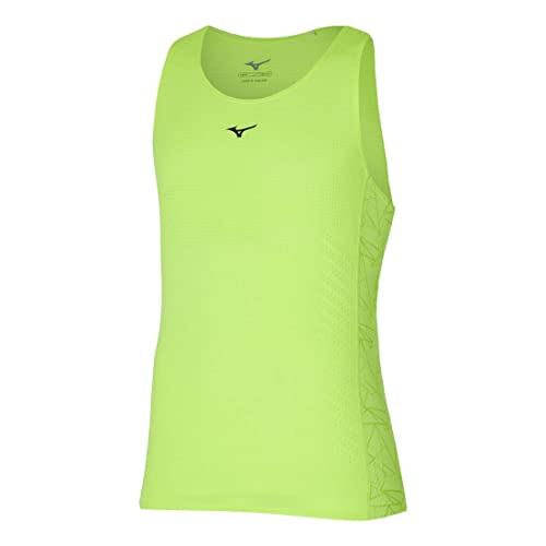 Mizuno Aero Tank Top męski, Neolime, XL