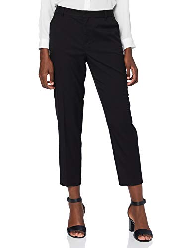 Vero Moda Damskie spodnie Vmenna Mr Straight Ga Color, Czarny, L