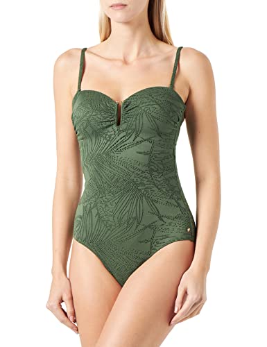 gs1 data protected company 4064556000002 Damski kostium kąpielowy AGLISH, brązowy zielony, 36, brązowy zielony, 36