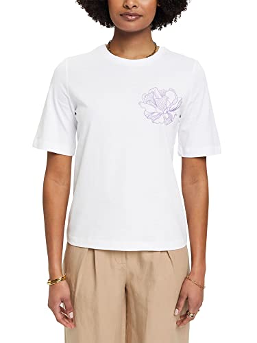 ESPRIT Collection T-shirt damski, 110/Off White, XXL