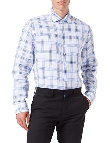 Seidensticker Męska koszula biznesowa, jasnoniebieski, 38 PL