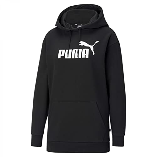 PUMA Damska bluza z kapturem Ess Elongated Logo Fl Sweat