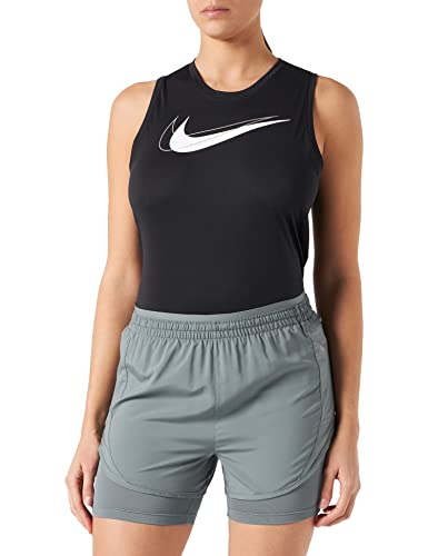 Nike Szorty damskie, Smoke Grey/Smoke Grey/Reflective Silv, L