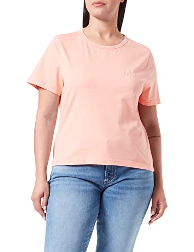 Lee Koszulka damska Shrunken, Bright Coral, XL