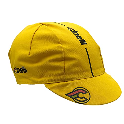 Cinelli Czapka rowerowa Supercorsa unisex, Żółte curry, rozmiar uniwersalny