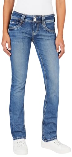 Pepe Jeans Dżinsy damskie generacji, niebieskie (denim-XV6), 26 W/32 L, Niebieski (Denim-xv6), 26W / 32L